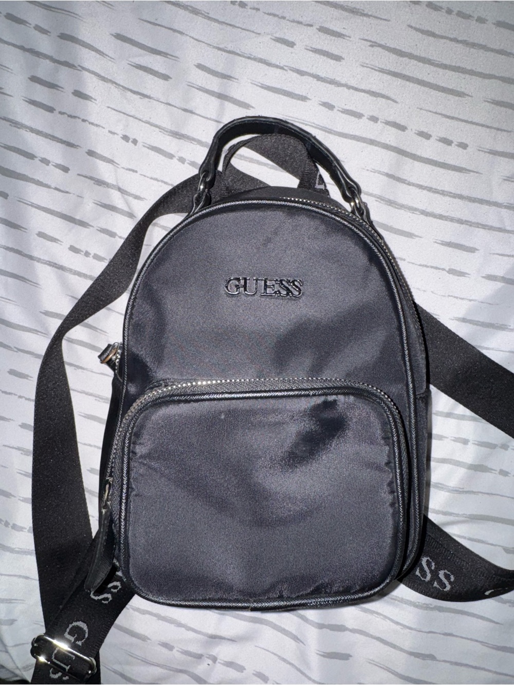 GUESS Black Backpack